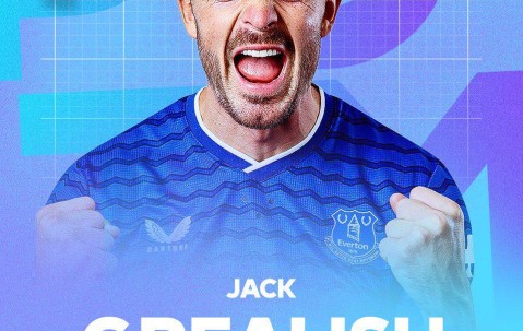 3场4助领跑助攻榜，格拉利什当选英超8月最佳球员